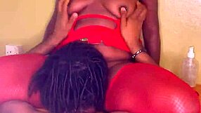 Lady in red wants to fuck you hard