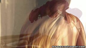 petite brunette teen masturbates with dildo before getting fucked hard