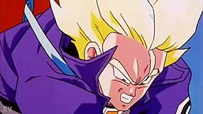 Latino version of Dragon Ball Z opening theme plays.