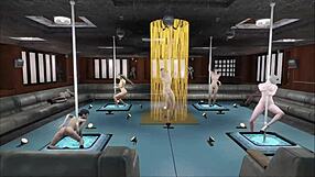 Fallout 4 Multi Pole Dance With Sexy Anime Hentai Characters