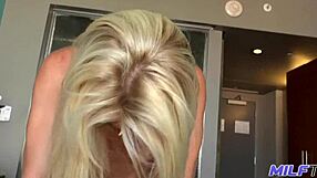 Milf Trip! Sexy Blonde Milf Takes Big Fat Cock POV Facial Part 2!