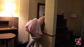 I stuff the anime maid's big ass with my fat cock in cosplay