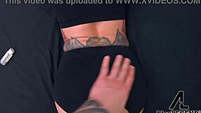 This deepthroat and milk handjob is given by hunk Alex Legend to his impressive phallus by inked beauty Lily Lane