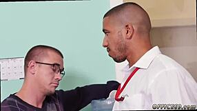 Hot men are learning about gay sex in an educational class setting