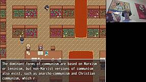 Naughty hentai quiz in the library, she says excitedly