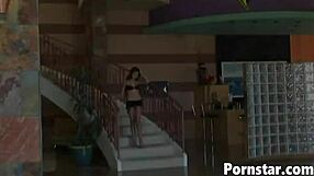 Michelle Maylene Strokes Monster Cock in Lingerie