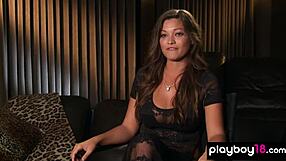 playboy model chelsie aryn strips naked in desert heat