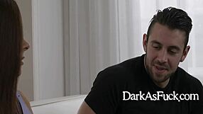 tiny stripper gives blowjob then turns into my personal cock gripper in doggystyle