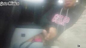 Public Adventure: Gata Mistica Sucks DJ Jump Inside a Bus in RJ