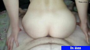 My stepsister just can’t have enough of my big dick – POV cowgirl passion withCum on her snatch