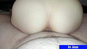 My stepsister just can’t have enough of my big dick – POV cowgirl passion withCum on her snatch