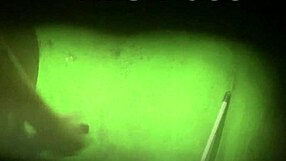 In the house bathroom, a gay man jerks off vigorously, his cock throbbing with pleasure