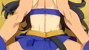 Some hentai fun with a cheerleader who lost a bet to you
