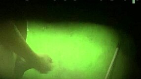 In the house bathroom, a gay man jerks off vigorously, his cock throbbing with pleasure