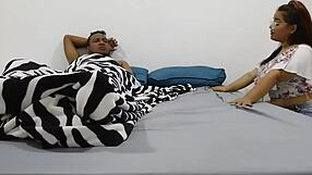 I want to rest with my stepbrother due to incredible tiredness and desire to relax - part 1