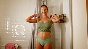 stella cardo reveals dry vs wet tops in huge fetish show!