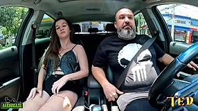 So in the trunk of a carriage, groping a hot brunette, with Melissa Imola and Amanda Puppy