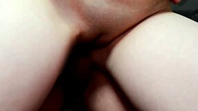 this 30s shaved pussy housewife cheats with standing back creampie sex today!