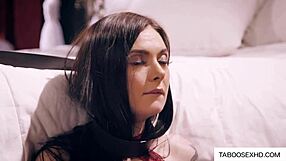 Father Slaps Stepdaughter's Ass!