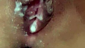 Creampie in naughty teen's big ass after prostitute session, she begs for finger in tight hole