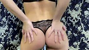 Busty Brunette Milf Intensely Plays With Her Wet Pussy in Stockings