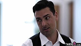 Teen Stepdaughter Arietta Adams Blows Stepdad's Monster Cock