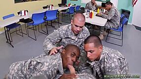 asian guy enjoys gay sex with sergeant