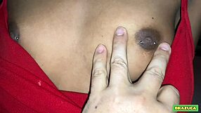 Emo Brunette Prostitute Deepthroats Man, Jerks Off, Twerks, Gets Pussy Filled with Cum