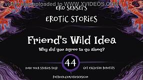 Friends share a wild idea for erotic audio designed for women