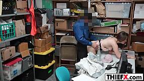 Teen thief nailed at work for her dues