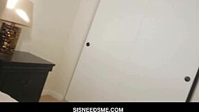 Young Latina stepsister Kara Faux wants her stepbrother to fuck her