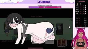 vtuber lewdneko moans during anal assfucking in femboy burgers game