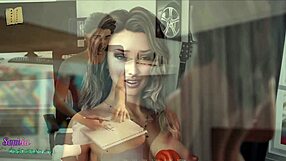 wife and stepmother play game together