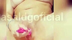 Gabi Carlos showing off her squirting skills