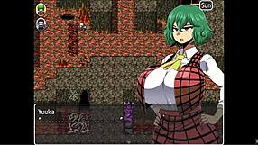 Yuka's wild adventure in Yokai Watch Hentai: Bunny girl's naughty handjob