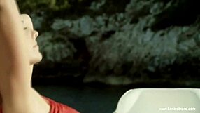 eva and jana, mature lesbian amateurs, lick each other passionately