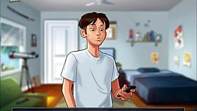 In summertime saga 207, the big tits and ass scenes are so provocative