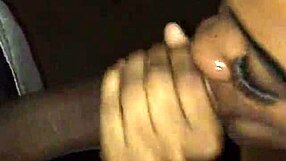 Ebony stepsister gives head while I'm downstairs.