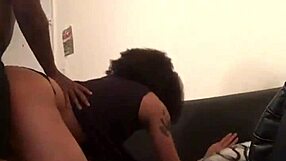 dicking down freaky redbone neighbor with big cock rough hardcore cumshot