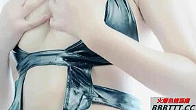 that latina handles a monster cock in colorful bondage