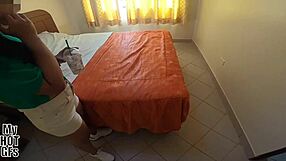 Oh, Lucia, Your Beautiful Latina Ass And Natural Tits Are So Sexy For Your First Time!