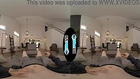 Rent girl goes geeks on her VR sex novice