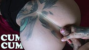 I penetrate her thoroughly until ejaculation on the rear end