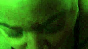 Oral swallow in close-up blowjob scene