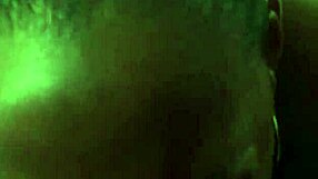 Oral swallow in close-up blowjob scene