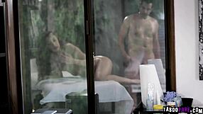 exotic chick elena gets banged in group hardcore