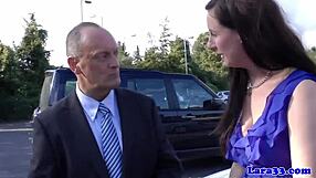 British Milf Fingered in Stockings Hard