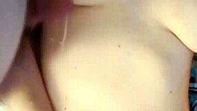 danielle roy teases with toys as cody roy jacks off and cums on her natural tits