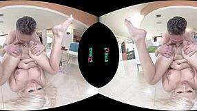 Fuck blonde amazon with large tits Layla Price as she offers virtual intercourse in this VR xxx clip
