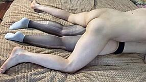 Dorm room best friend gets fucked and gets cum inside